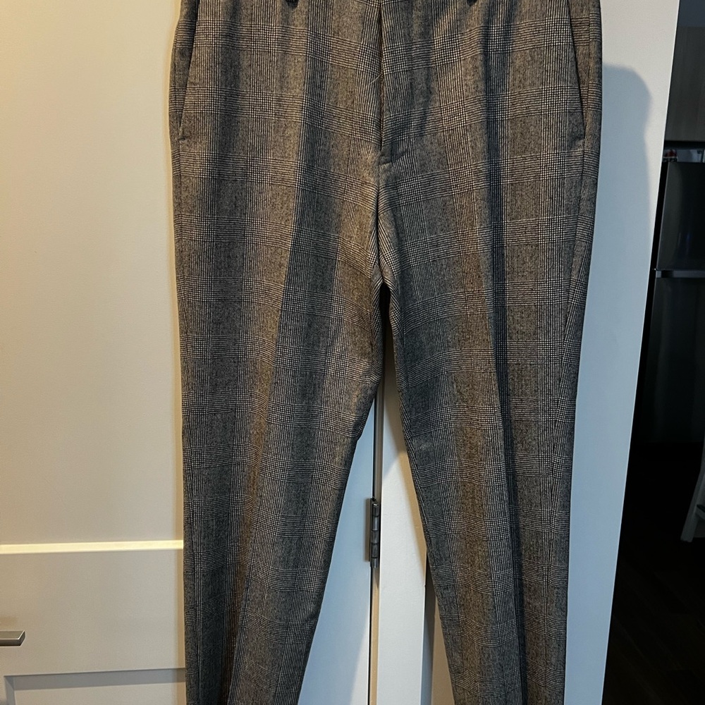 J. Crew Glen Plaid Check Crosby Fit American Wool 34x32